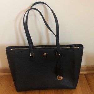 Tory Burch Saffiano Leather Tote Bag